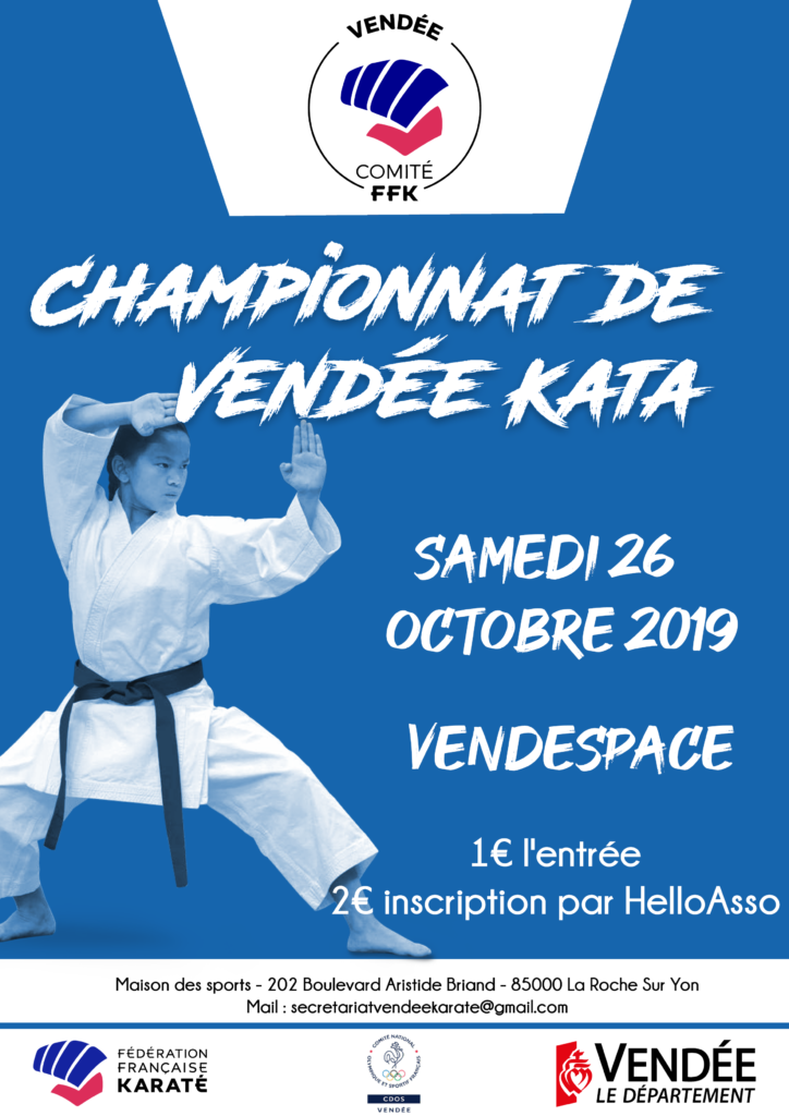 Championnats départemental Kata, Vendée