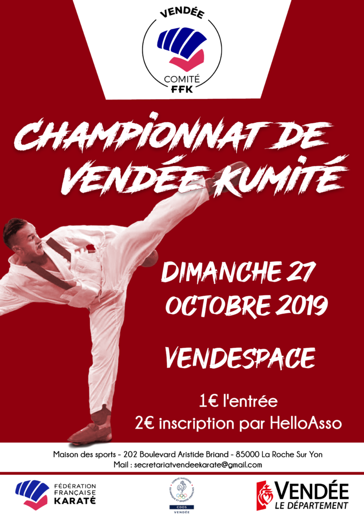 Affiche Championnat DépartementalKumite Affiche Championnat DépartementalKumite