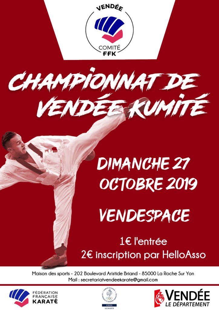 Affiche Championnat DépartementalKumite