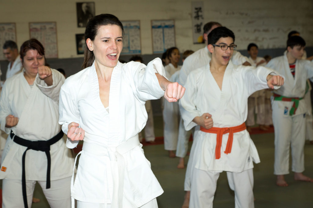 Le Karaté au féminin à l'Ecole Yonnaise de Karaté