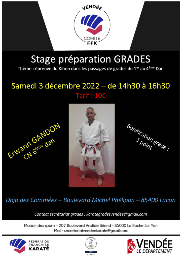 Affiche stage 3 décembre 2022
