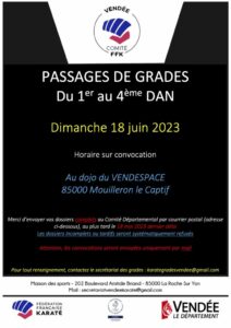 Affiche Grades 18 juin 2023