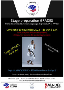 Affiche stage S Serfati 19 novembre 2023